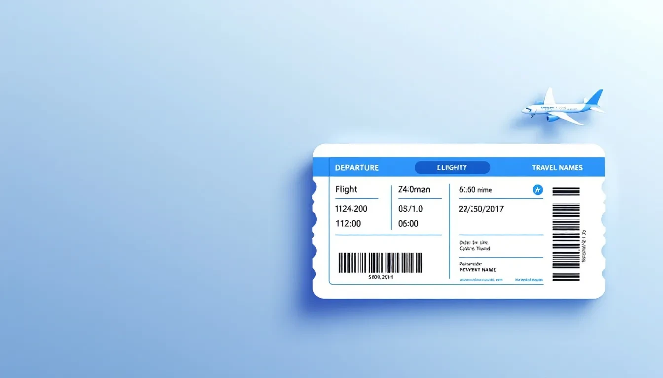 What a Dummy Ticket Looks Like for Visa Applications