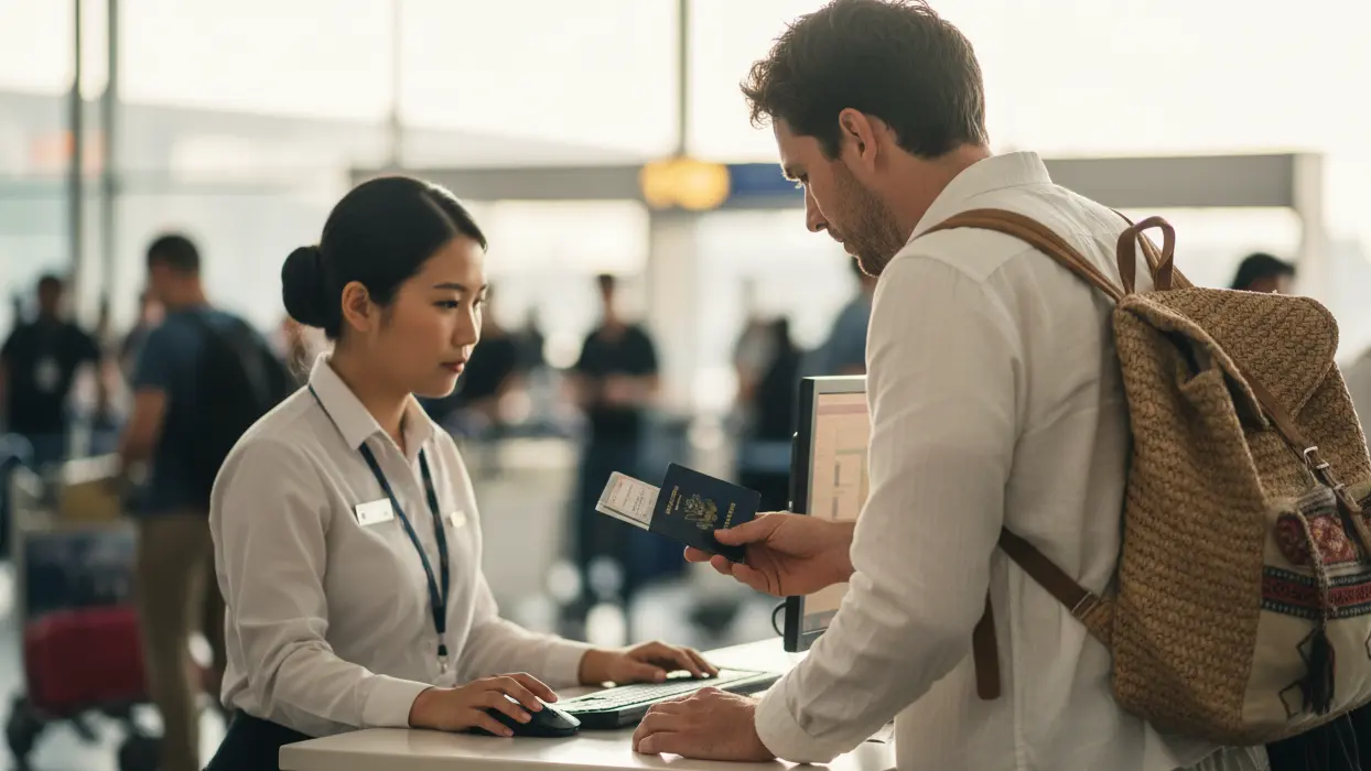 Airline Onward-Ticket Checks: What Actually Triggers a Secondary Check (2026)