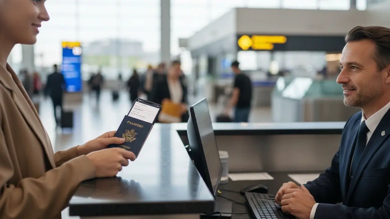 Onward Ticket for Manual Check-In Airports