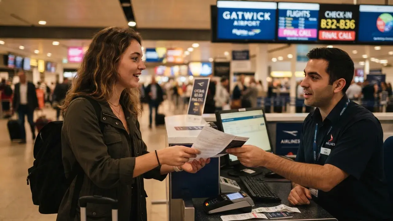 Ticket Onward Before Baggage Drop