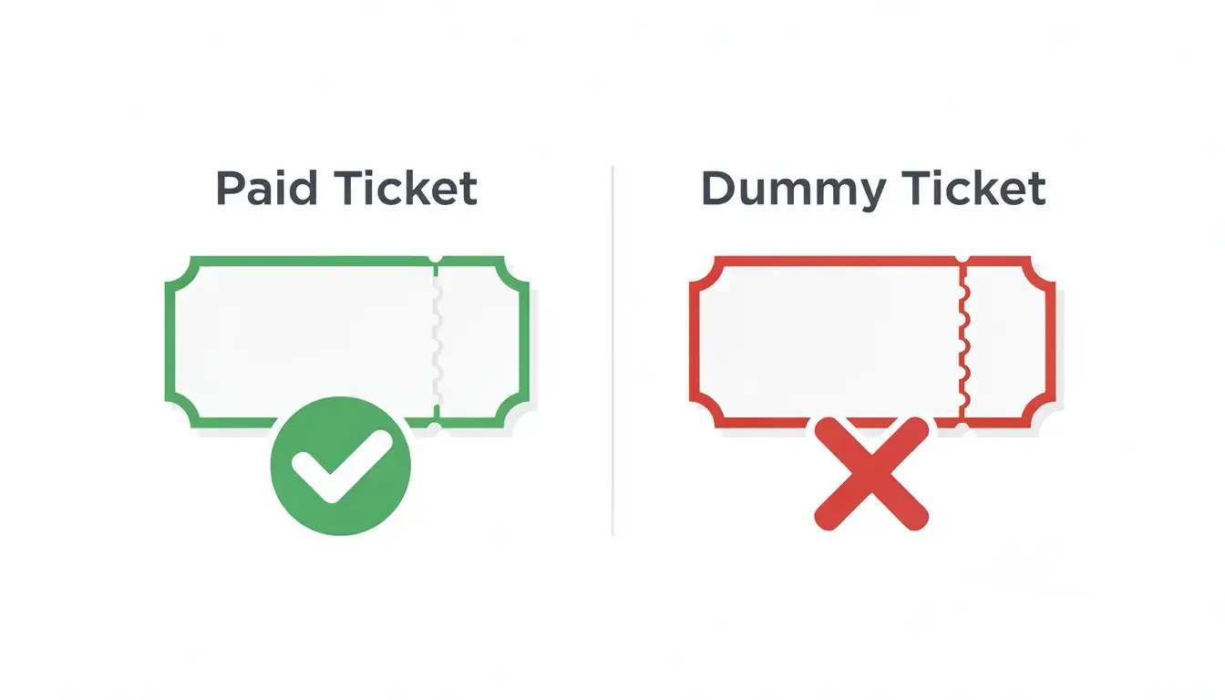 When Dummy Tickets Are Not Recommended