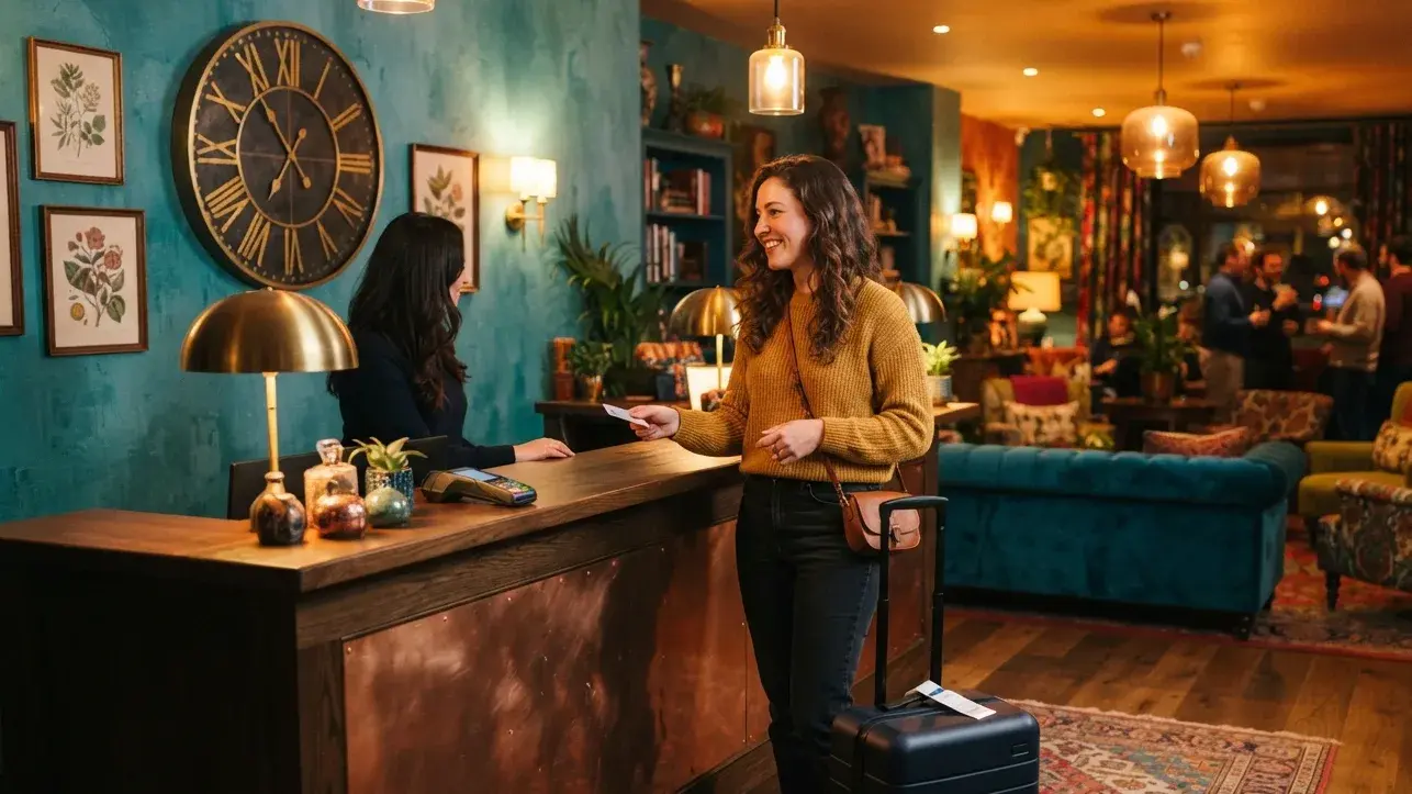 Dummy Hotel Booking With Local-Time Confirmation
