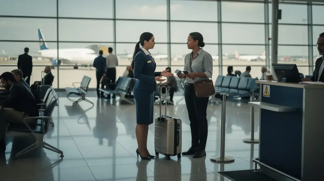 Gate Agent Says Step Aside: Document Check or Operational Offload?