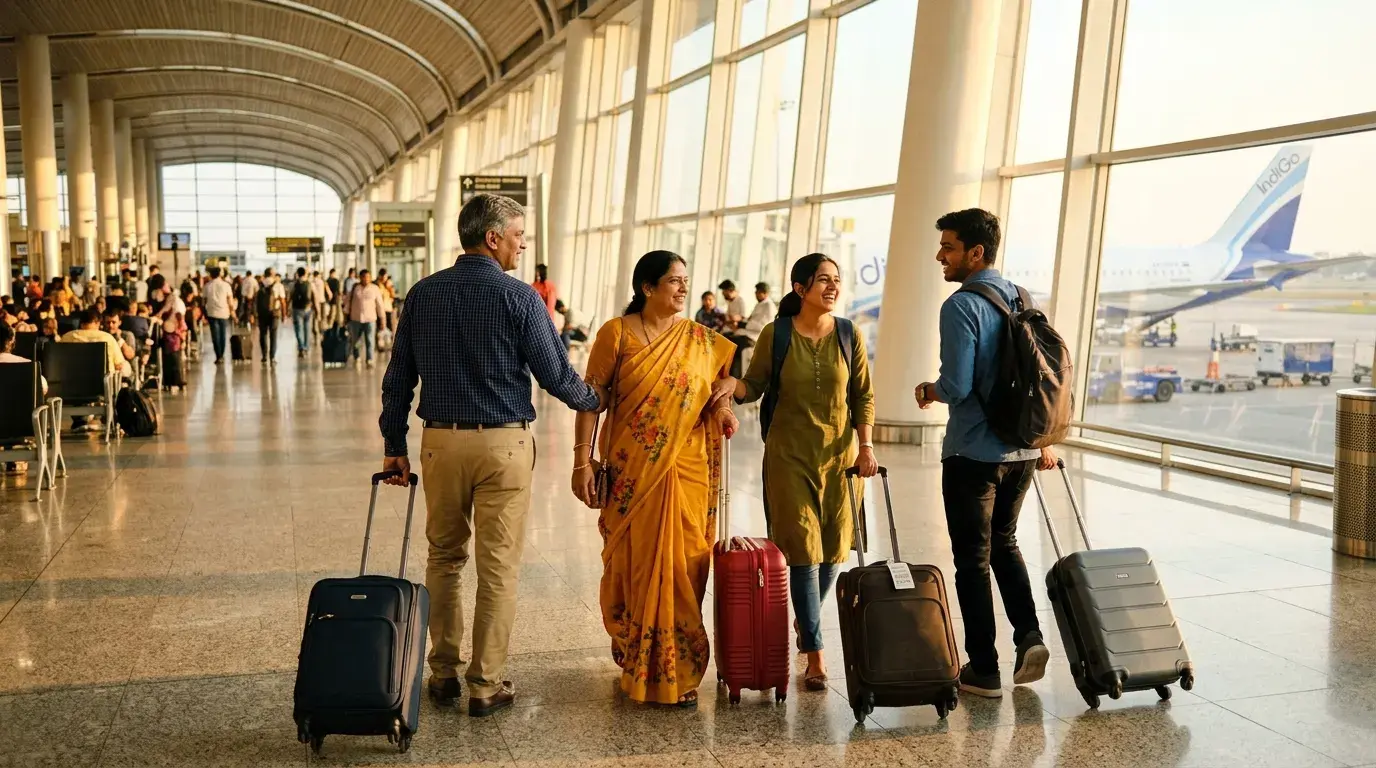 Dummy Tickets for Family Members Leaving Different Airports