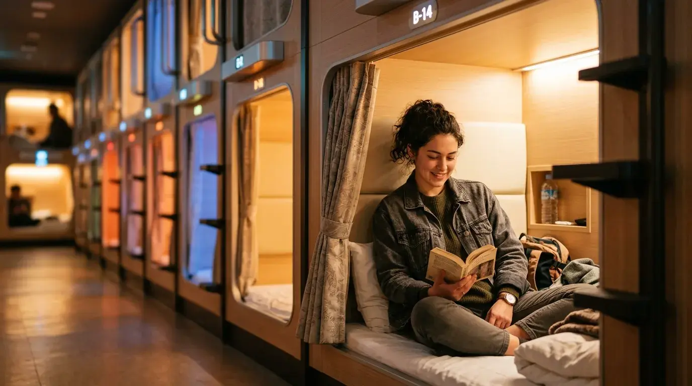 Dummy Hotel Booking for a Capsule Hotel: Visa File Checks