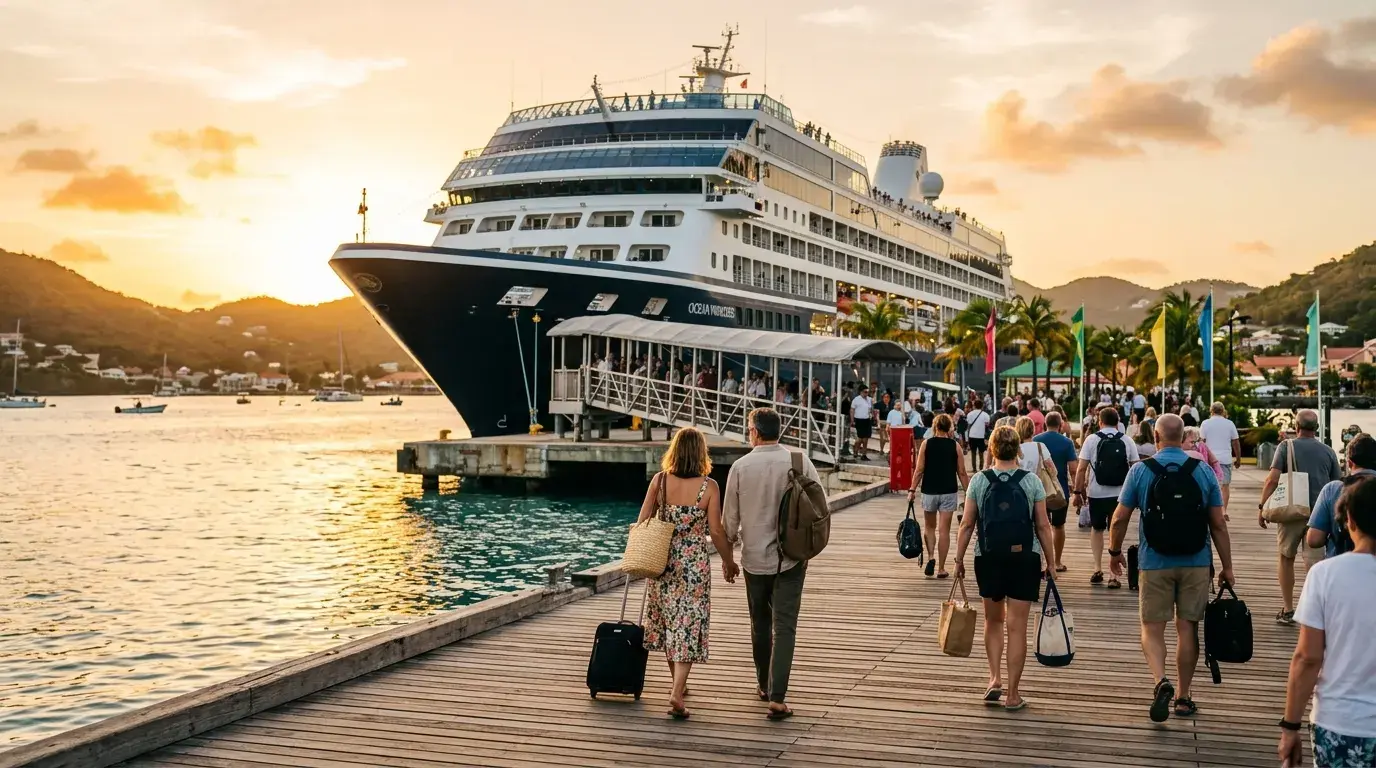 Aruba Sea Exit After Flying In: ED Card vs Vessel Clearance