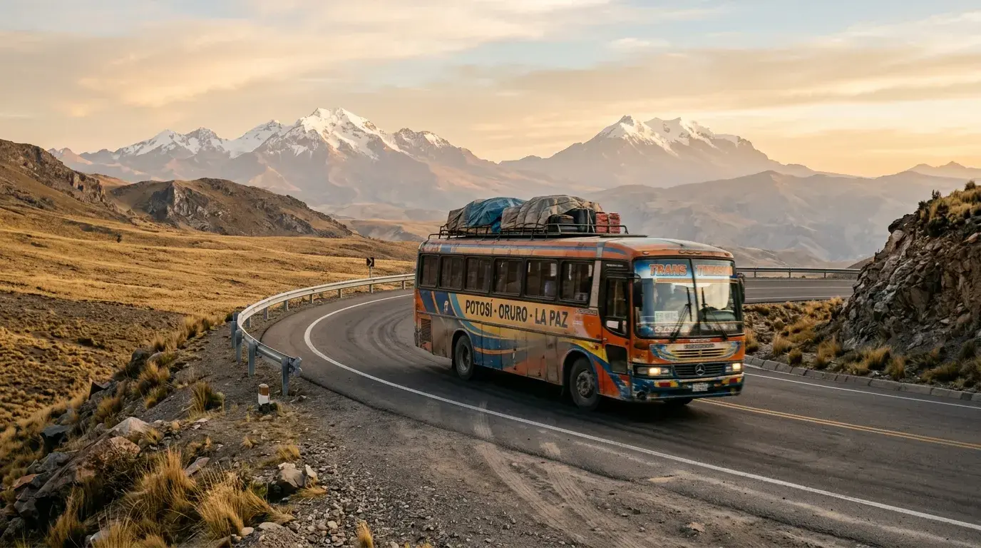 Leaving Bolivia by Land With a Bus Ticket and Onward Proof