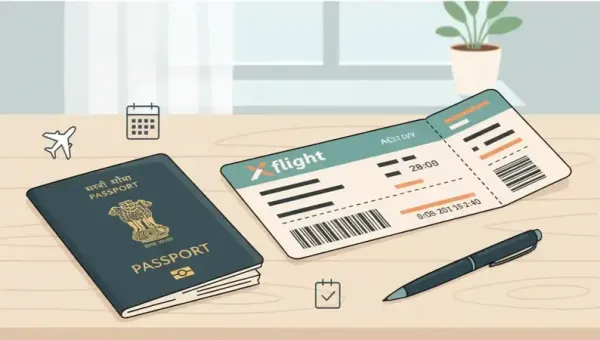Embassy Verified Dummy Ticket Format for Visa in India