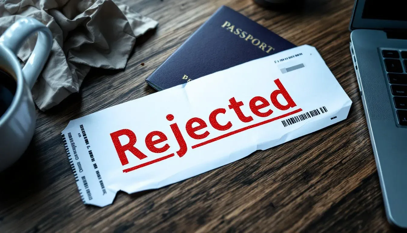 Fake or blank ticket risks in visa applications